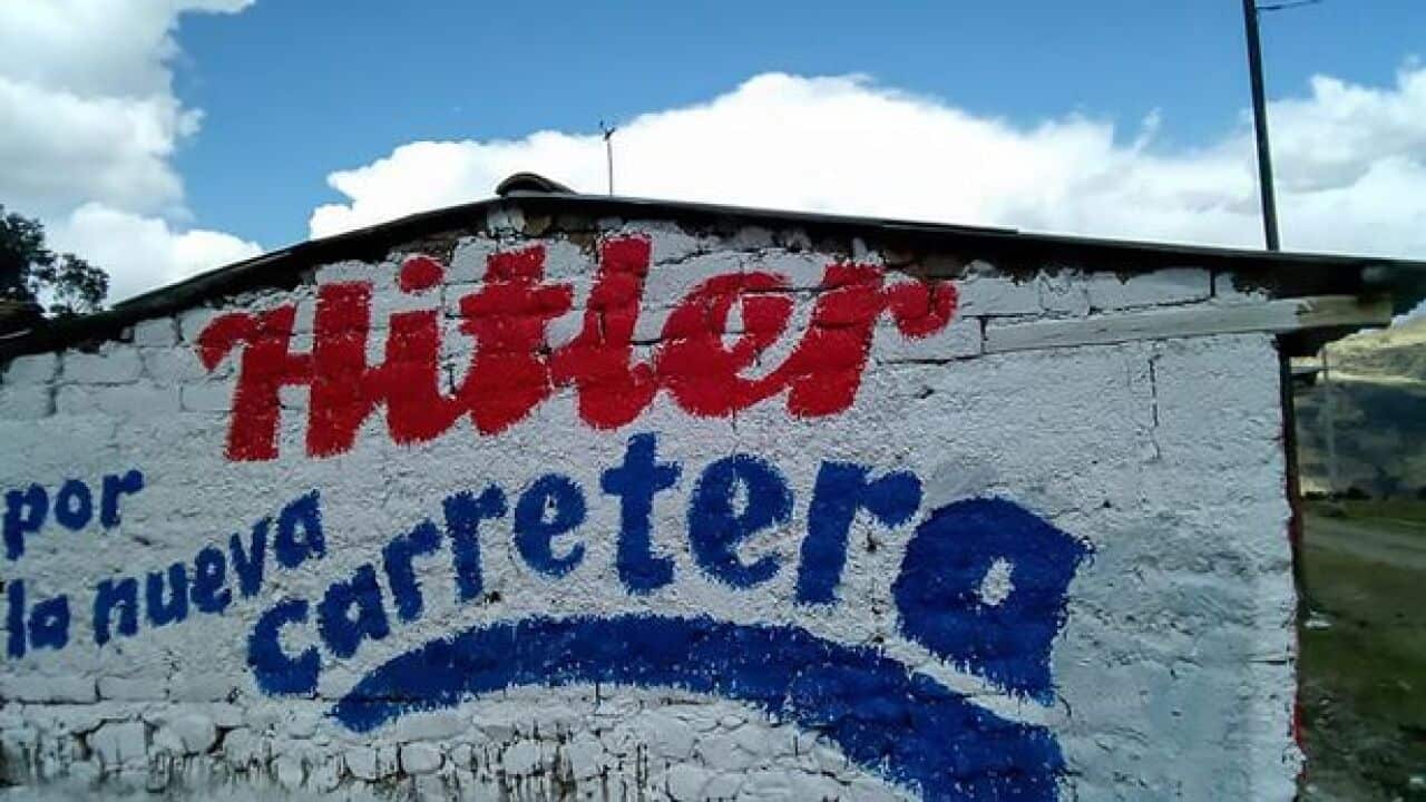 Just some of the pro-Hitler messages cropping up in the small town.