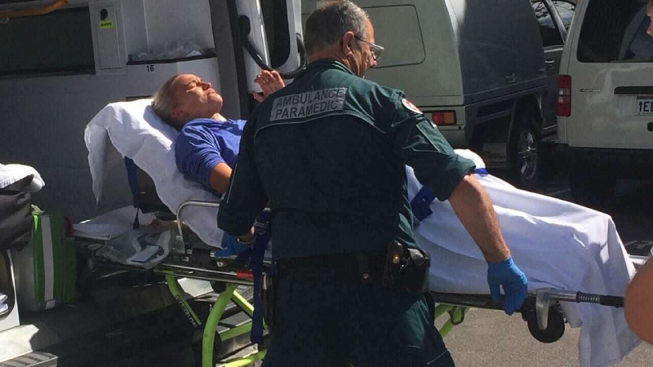 Australian pole vaulter Liz Parnov is rushed to hospital