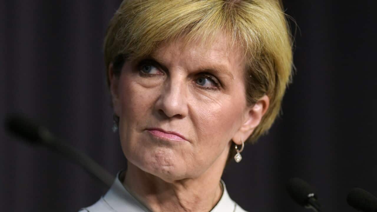 Foreign Minister Julie Bishop