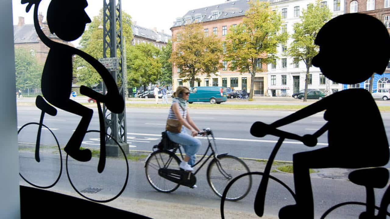 File image of a Copenhagen street. (AAP)