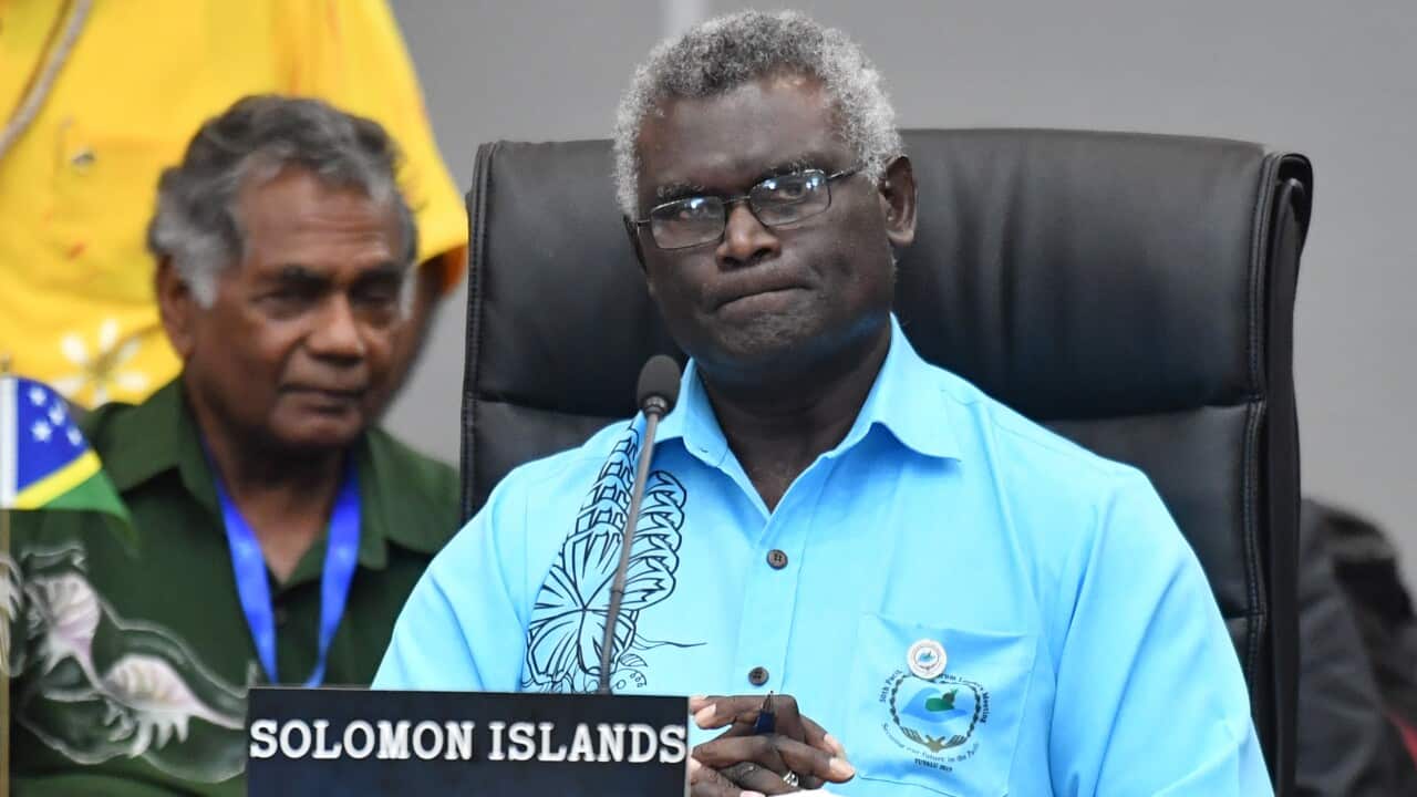 Solomon Islands Prime Minister Manasseh Sogavare