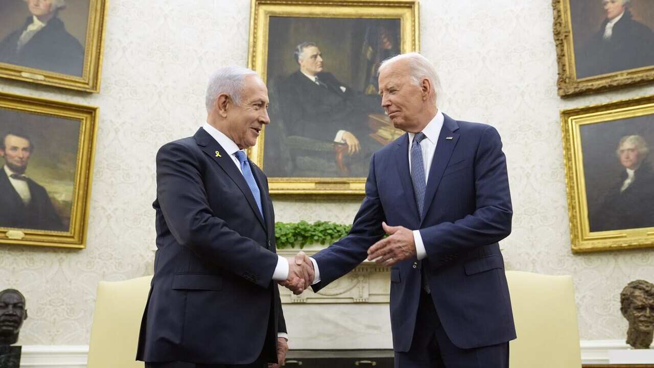 Joe Biden,Benjamin Netanyahu