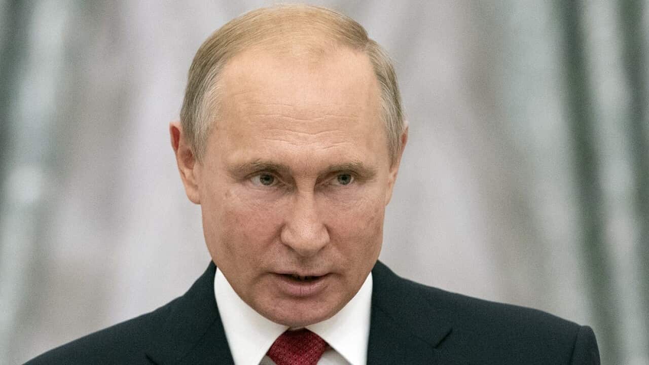 Russian President Vladimir Putin on 28 July.