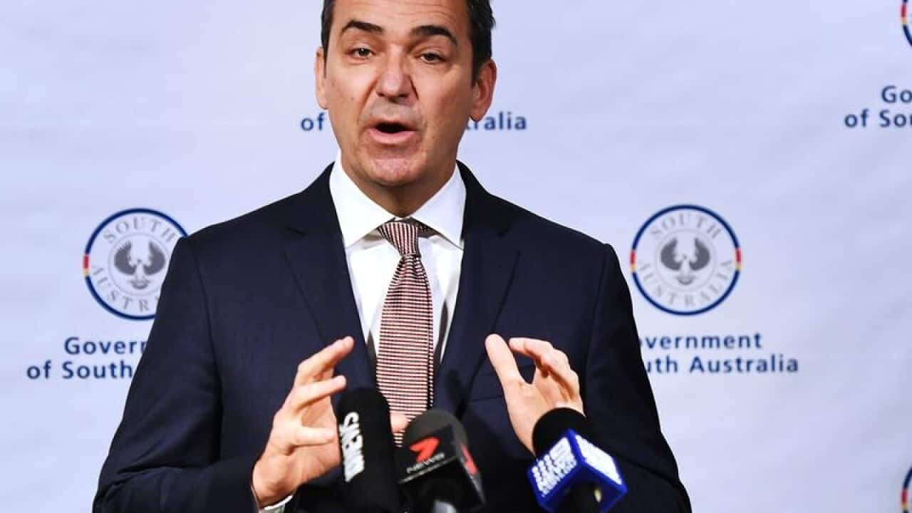 File image of South Australian Premier Steven Marshall.