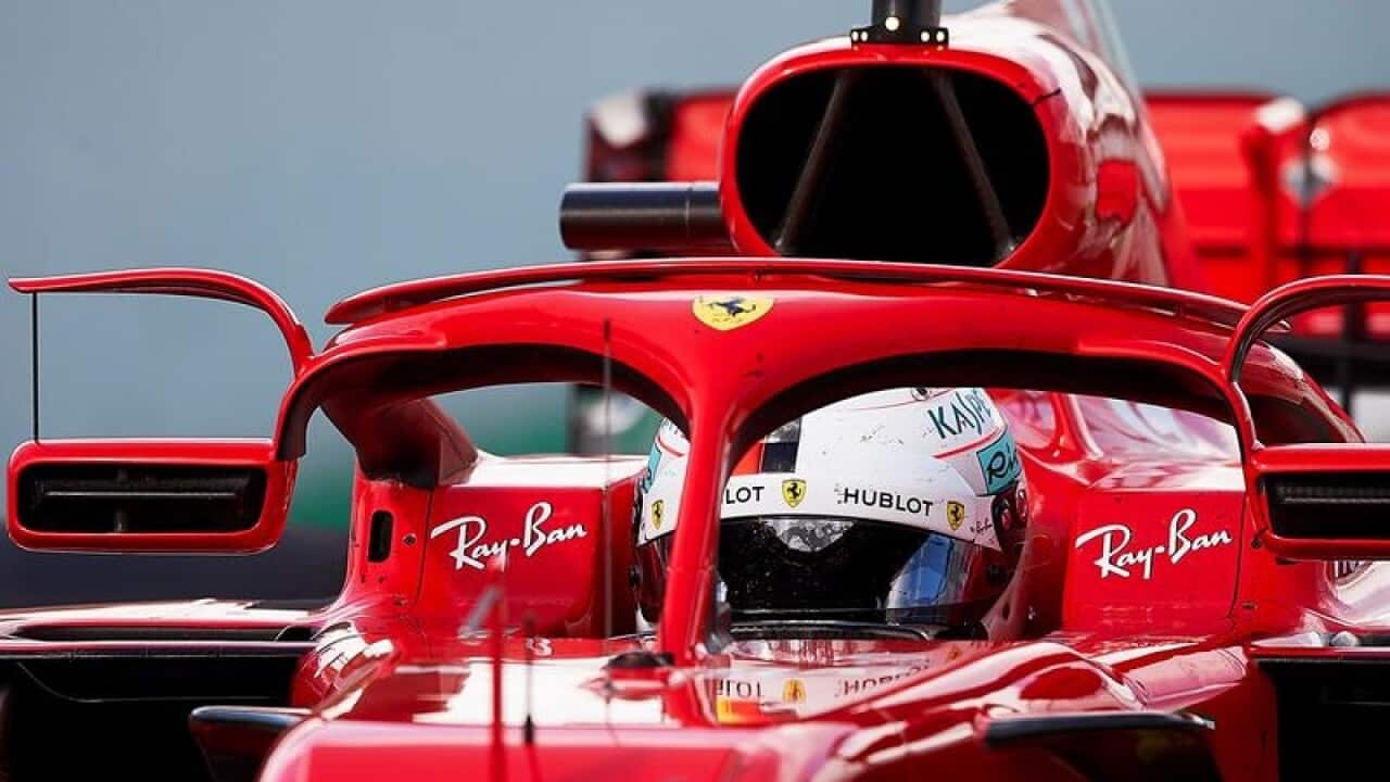 German Formula One driver Sebastian Vettel of Scuderia Ferrari