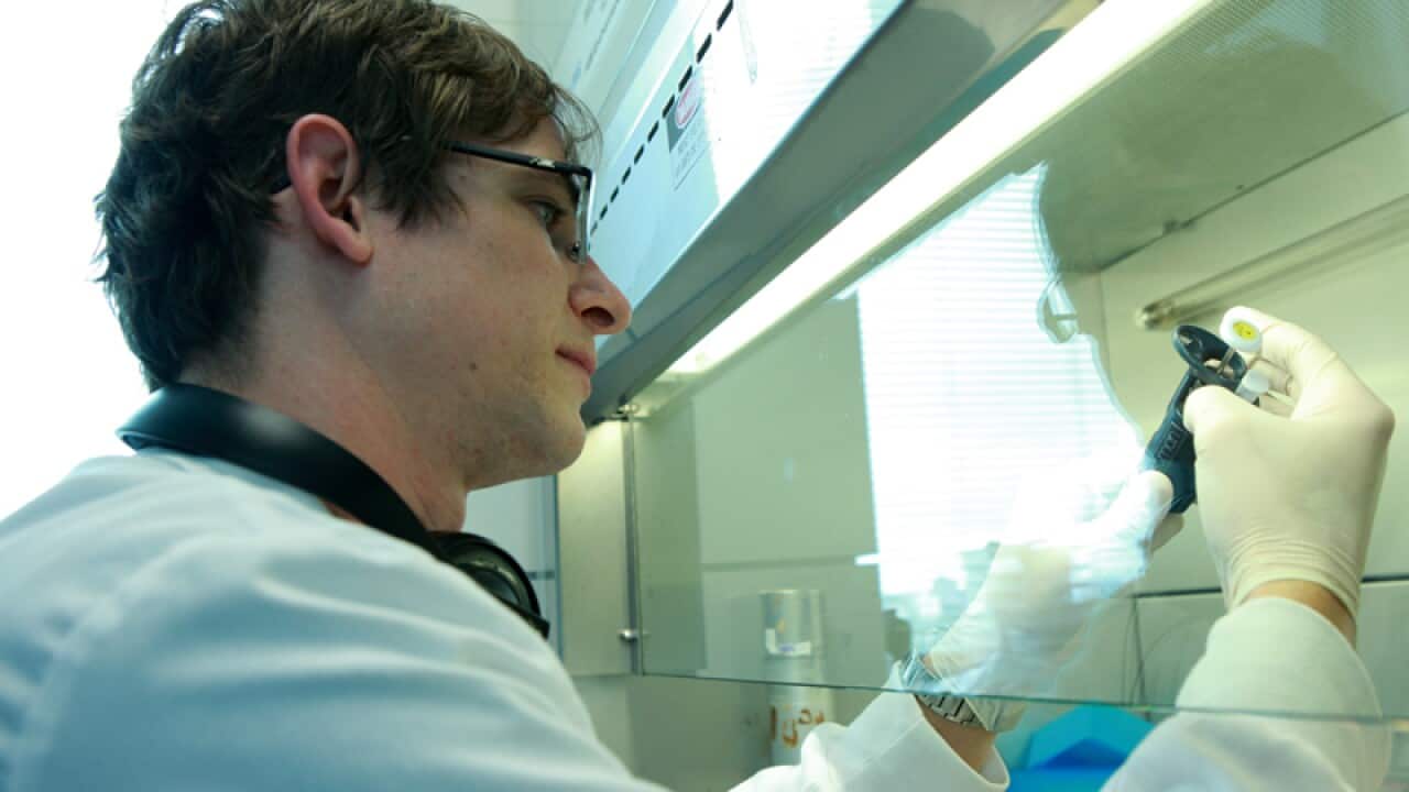 A researcher at the Garvan Institute in Sydney.