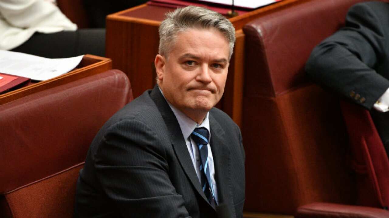 Senator the Hon Finance minister Mathias Cormann