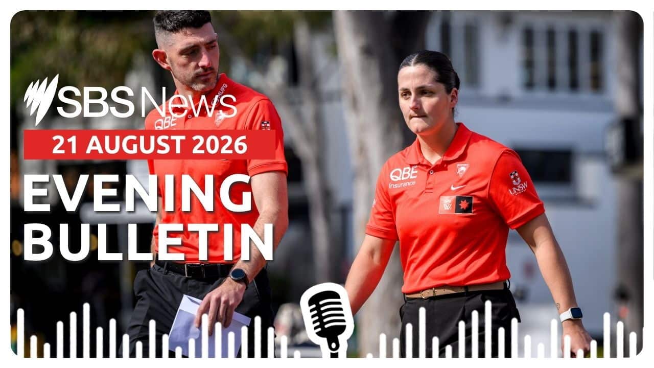 Sydney Swans AFLW senior coach Colin O’Riordan (left) and captain Lucy McEvoy - AAP