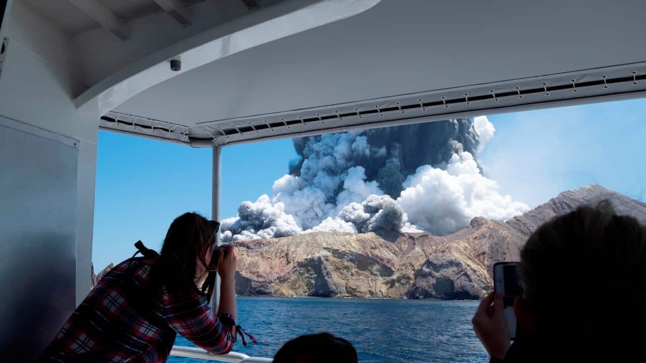New Zealand Volcano Erupts