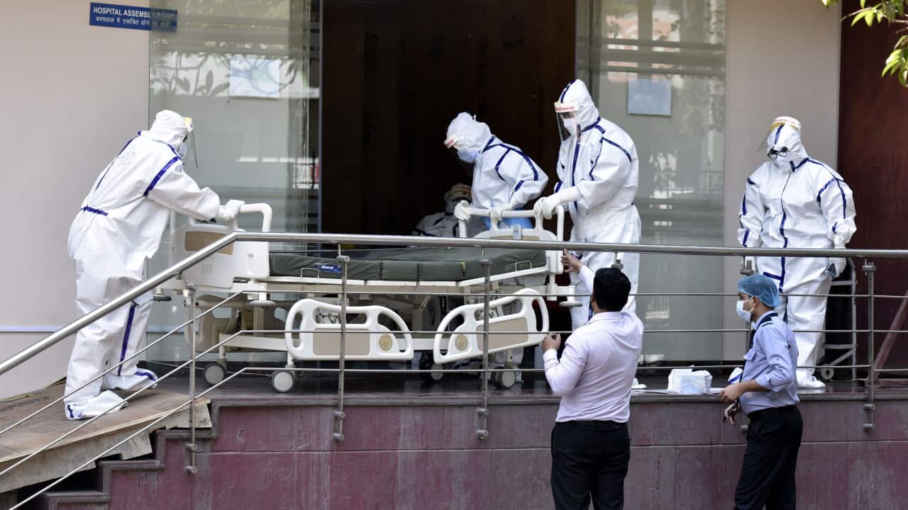 India has reported the world's highest daily tally of coronavirus cases for the second day.