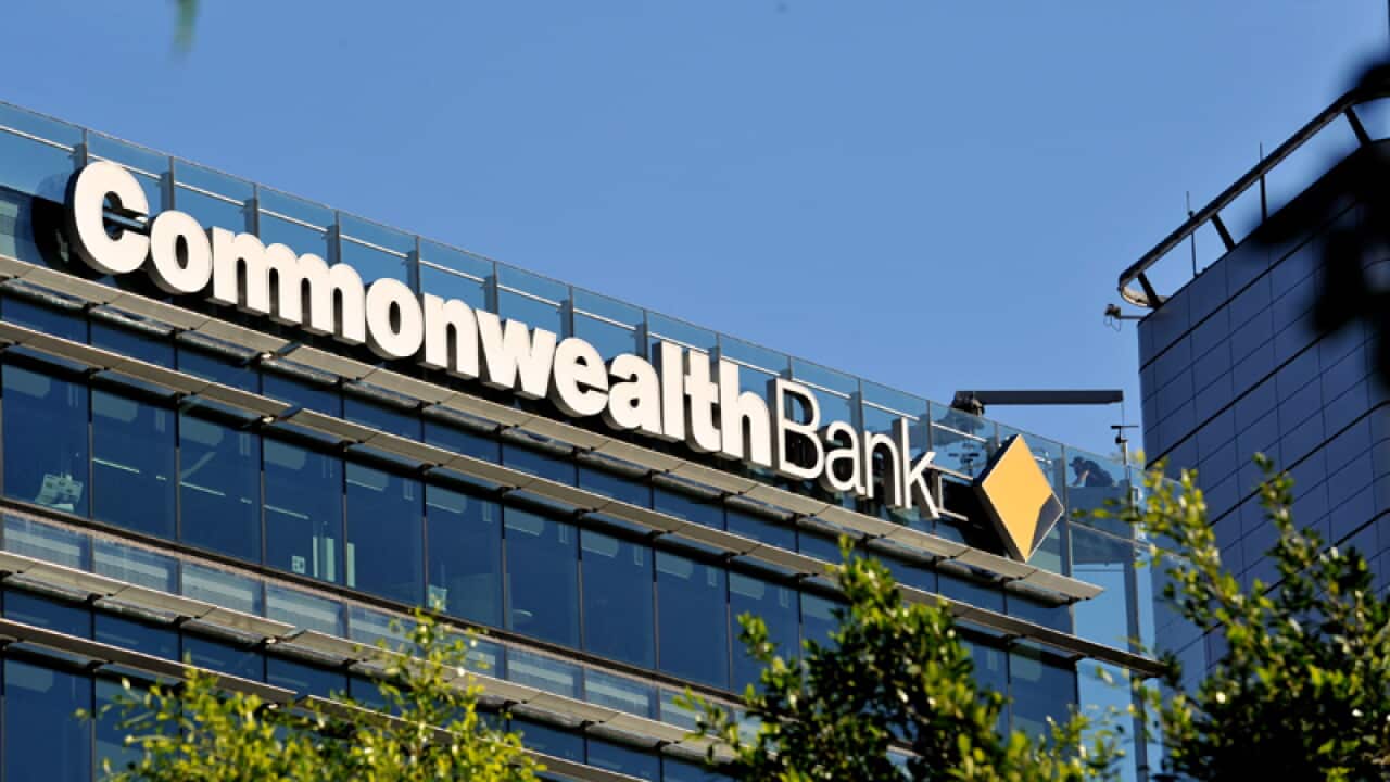 Commonwealth Bank signage in Sydney