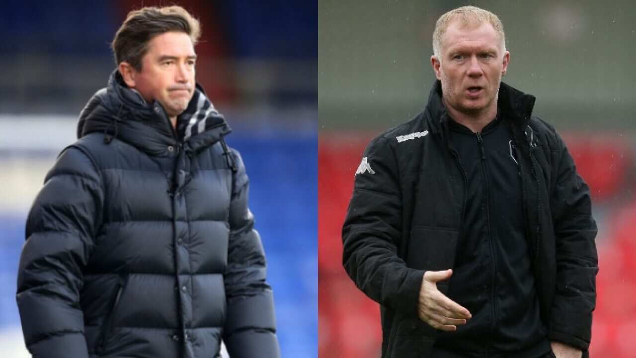 Harry Kewell and Paul Scholes