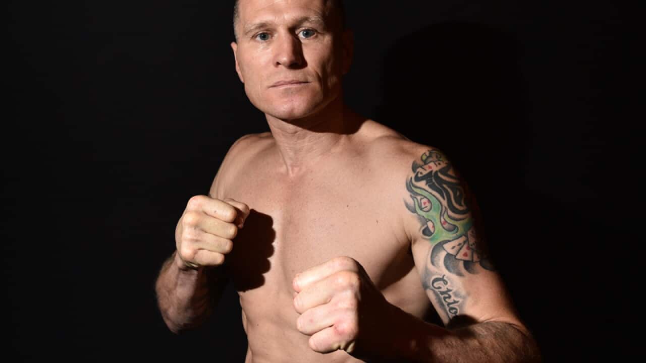 Dan Green at a Boxing Weigh in.
