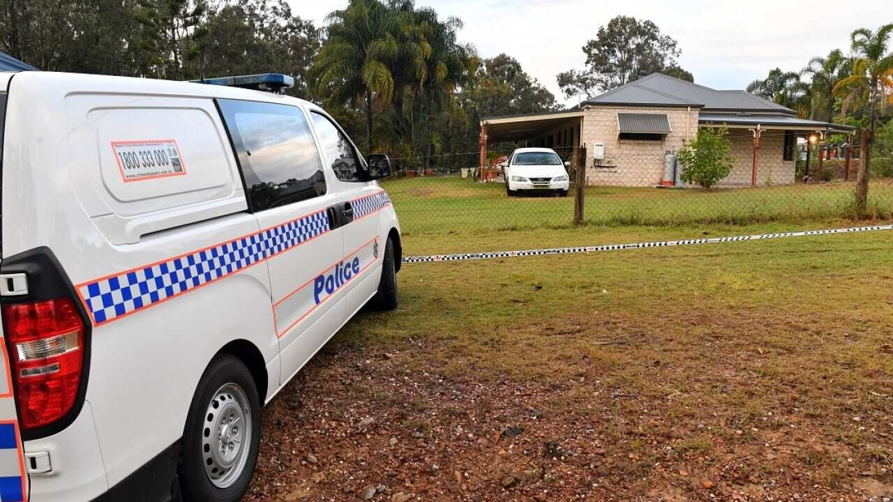 Police visited the house in Buccan in Logan as part of an investigation into a missing girl.