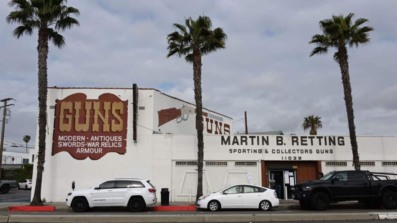 As part of the coronavirus stay-at-home order Los Angeles County Sheriff Alex Villanueva on Tuesday said gun shops are nonessential businesses