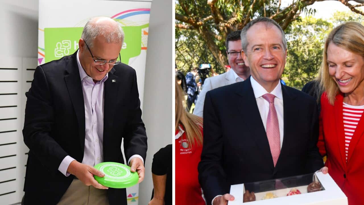 Prime Minister Scott Morrison and Labor leader Bill Shorten.