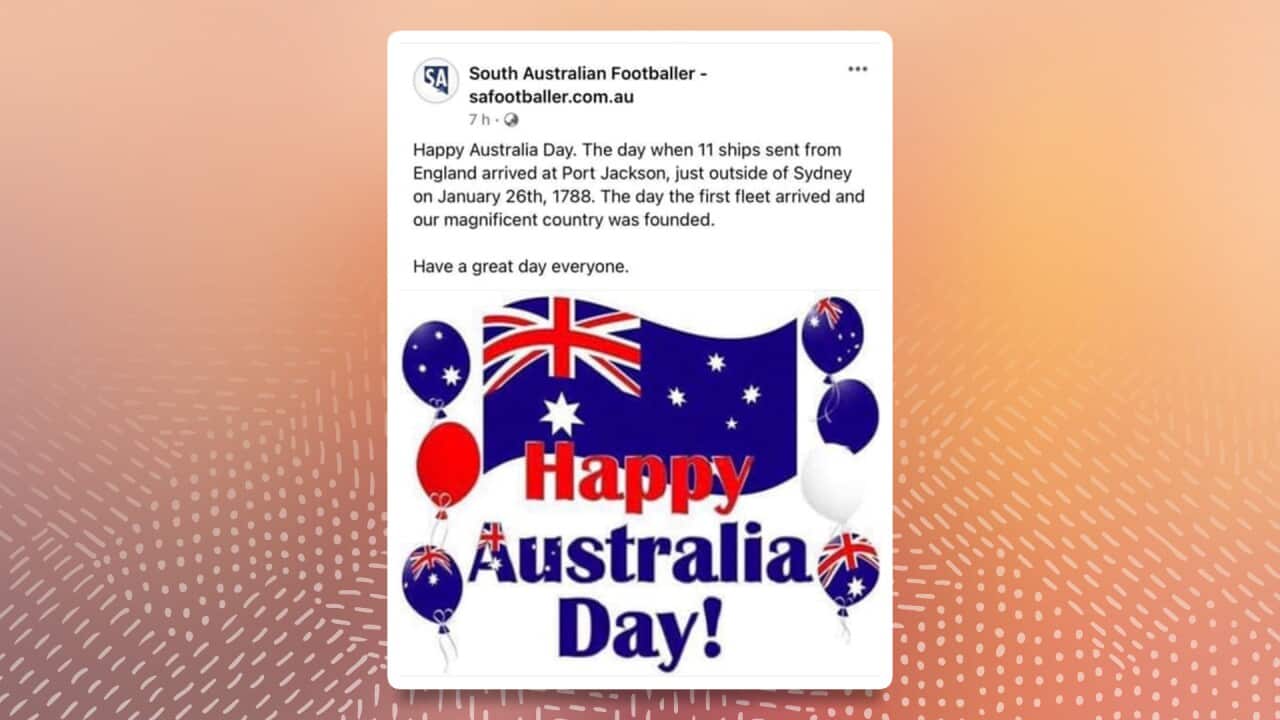 The SA Footballer's post on January 26.