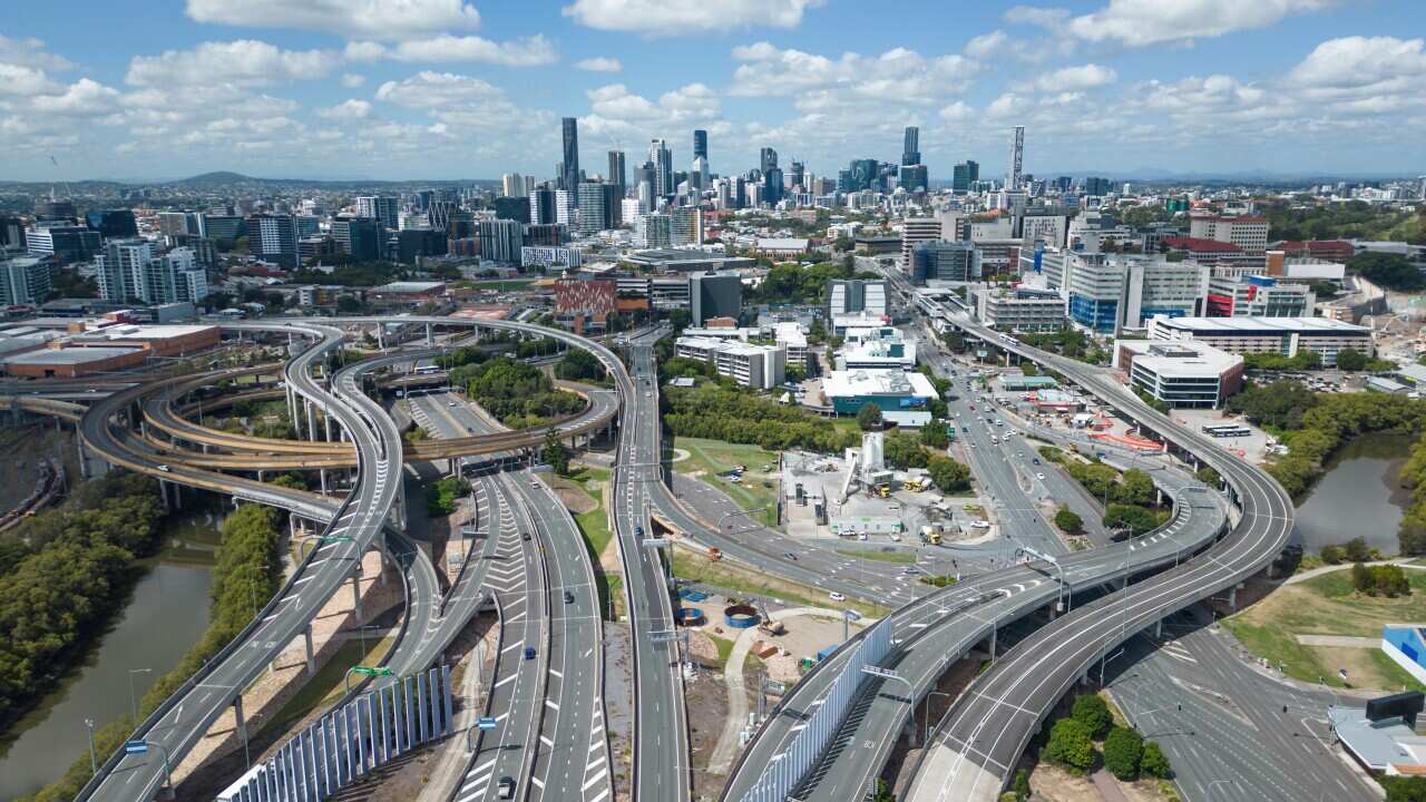 M1 Pacific Motorway. Brisbane, Australia