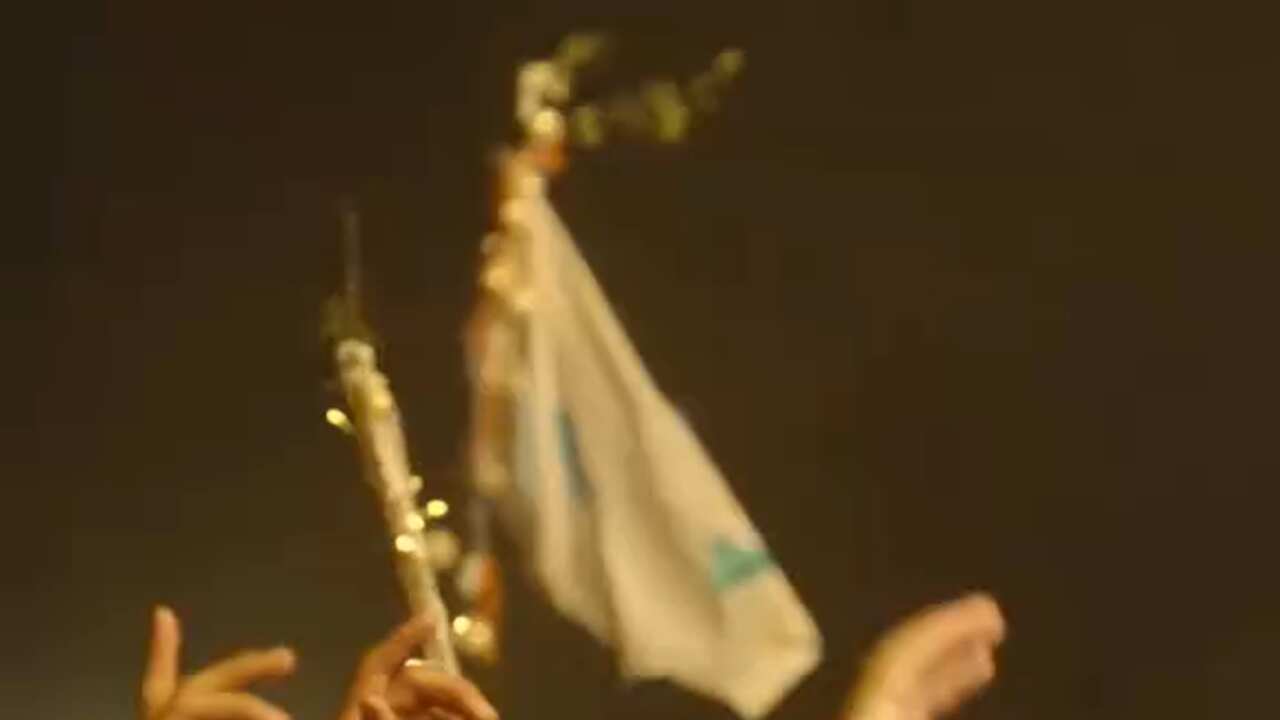 Revellers at the Lost Paradise Music Festival at Glenworth Valley, NSW.