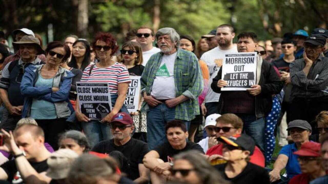 Refugee Rally on Palm Sunday