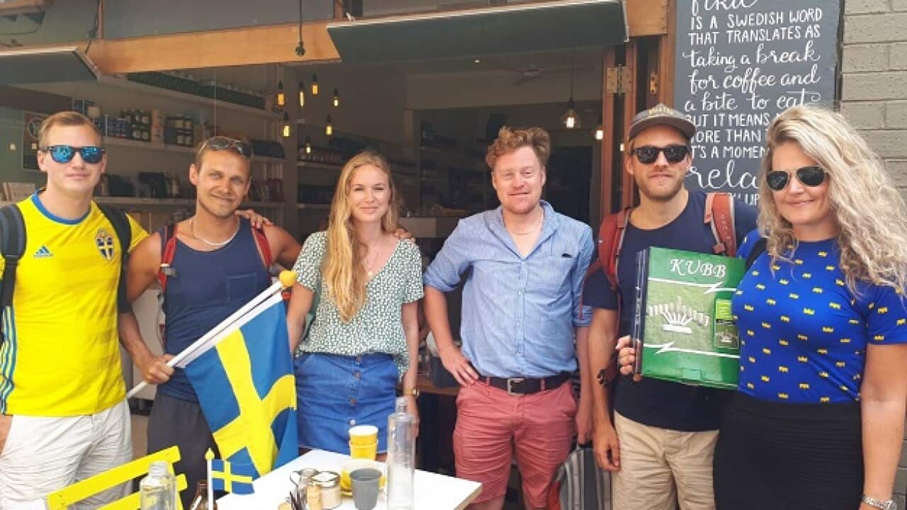 Swedish football fans gather in Sydney
