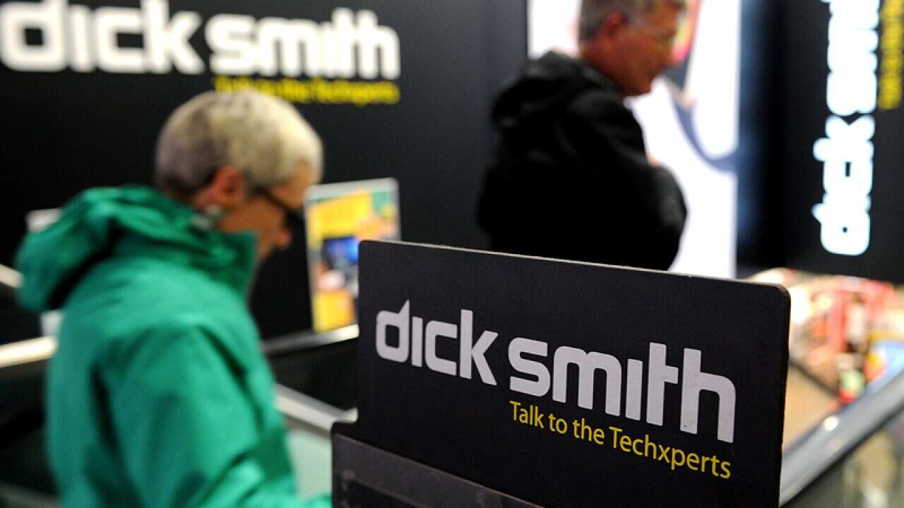 Dick Smith Electronics retail signage in Sydney