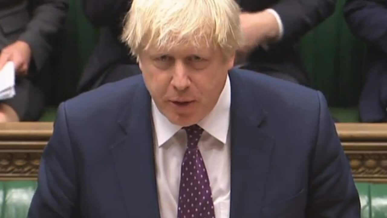 British Foreign Secretary Boris Johnson