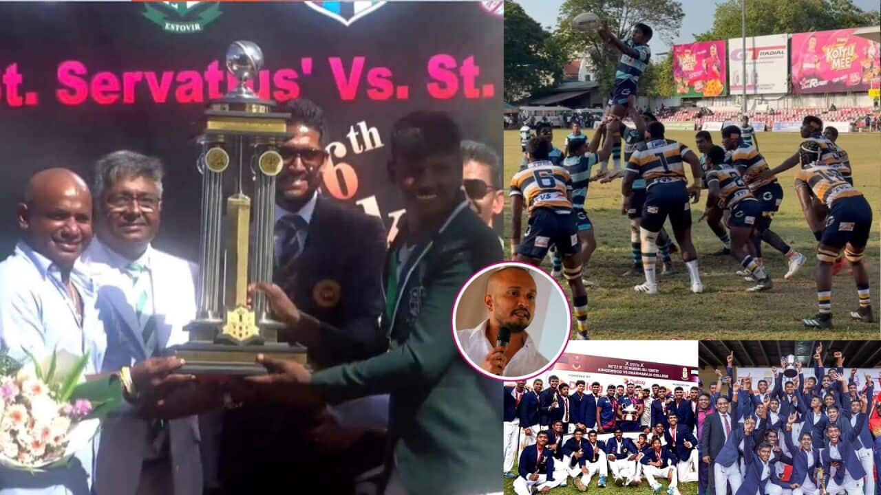 SBS Sinhala Rangana Senevirathna Sri Lanka Cricket Sanath Jayasuriya Trinity St Servatius Kingswood Rubgy.jpg