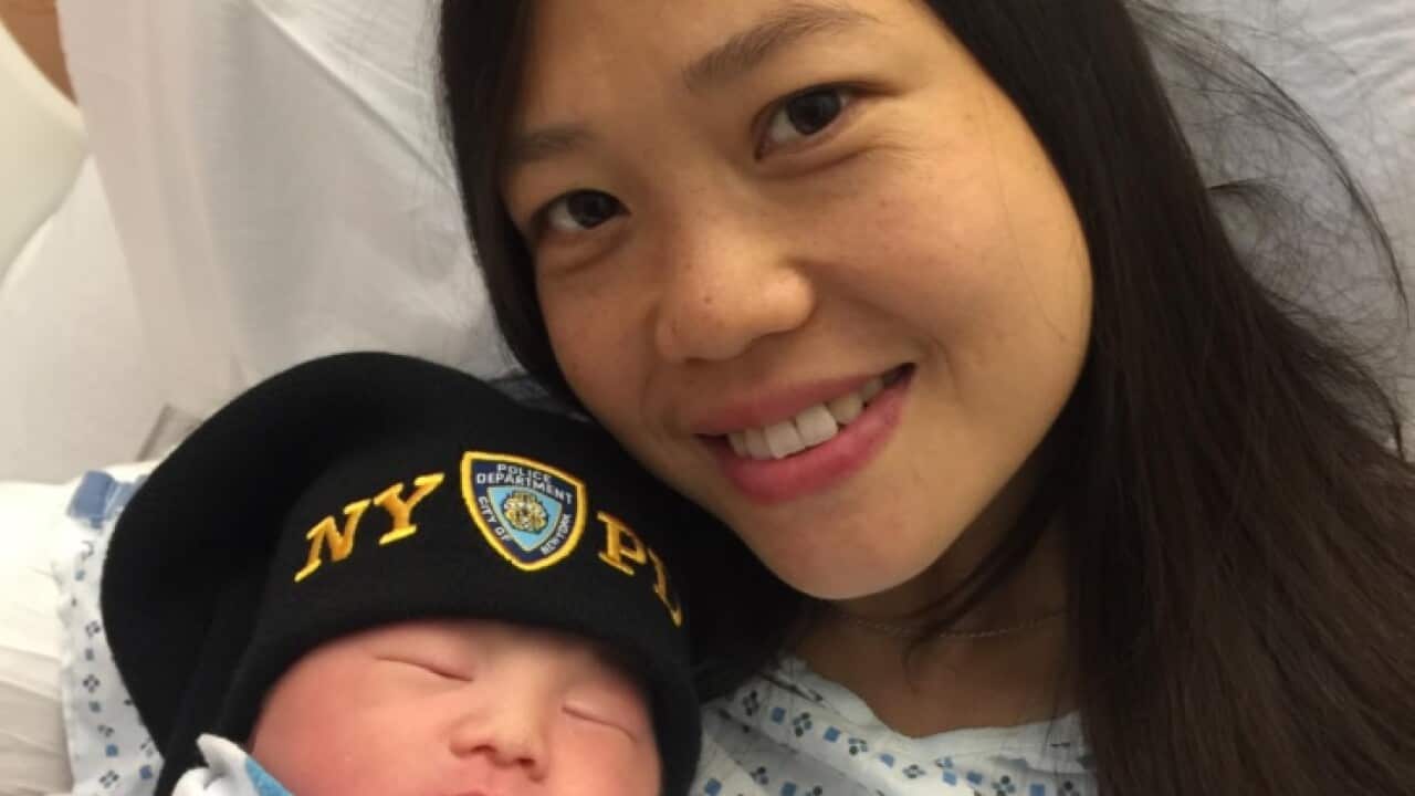Image of Sanny Liu and her daughter Angelina