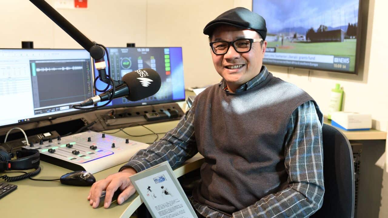 Kelvin Kwan at SBS Melbourne office.