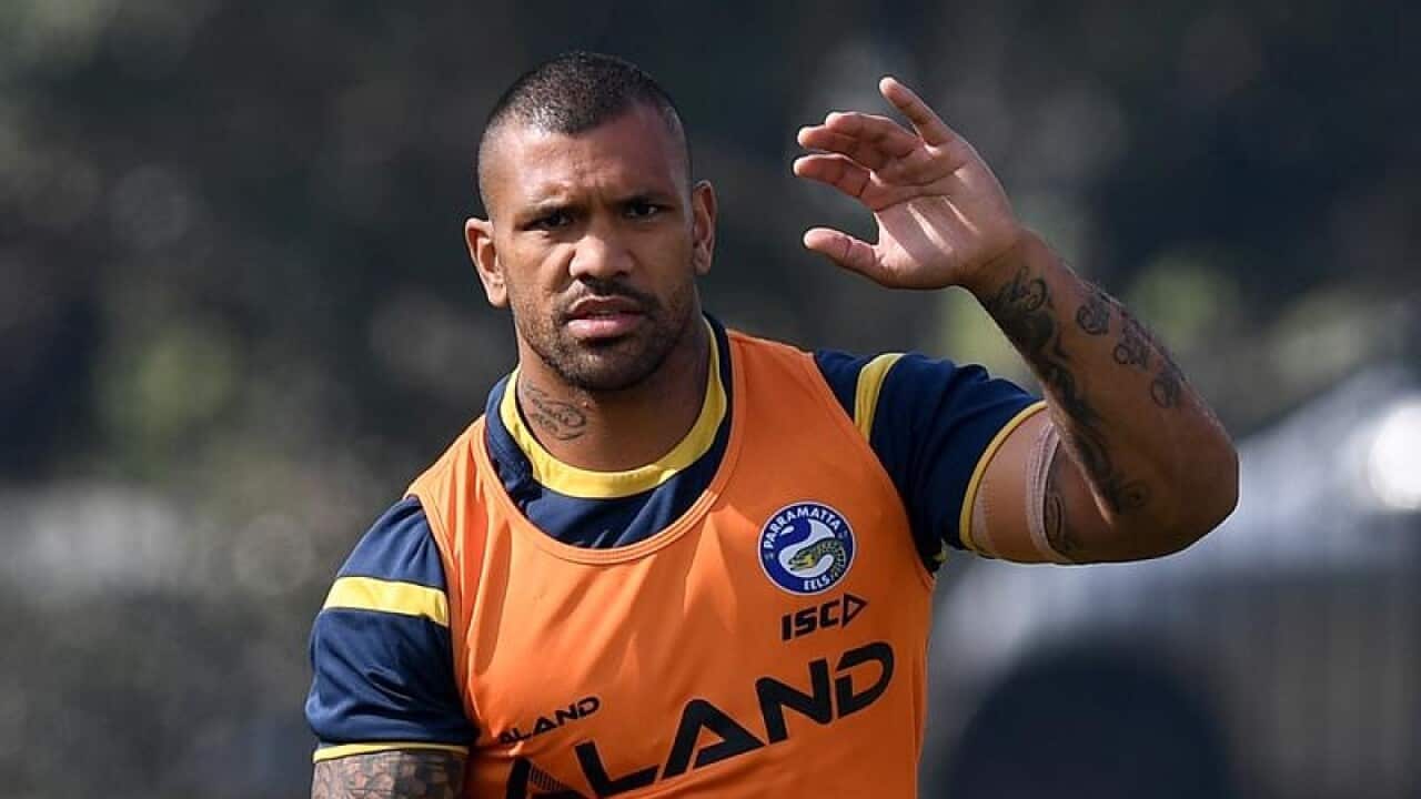 Parramatta Eels NRL player Manu Ma'u.