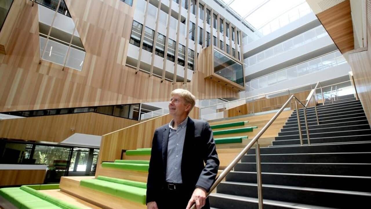 Principal Alistair Brown at the new Adelaide Botanic High School.