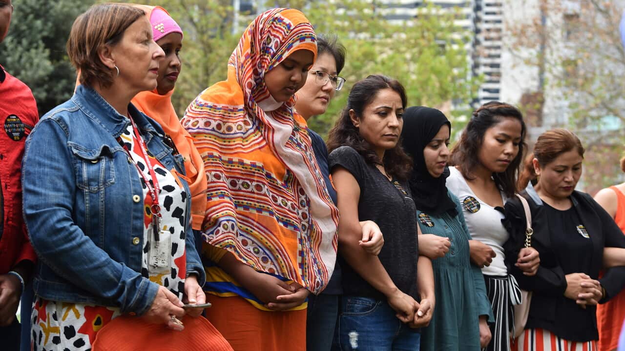 Women from different ethnicities gathered in Melbourne