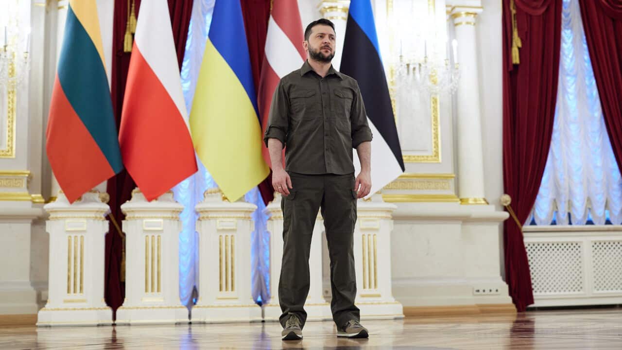 Volodymyr Zelenskyy meets leaders in Europe (AAP).jpg