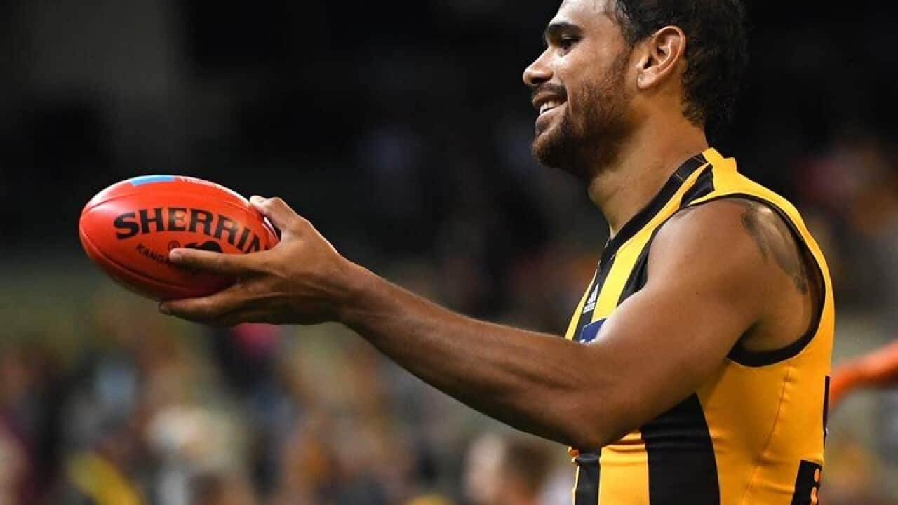 Hawthorn Hawks player Cyril Rioli