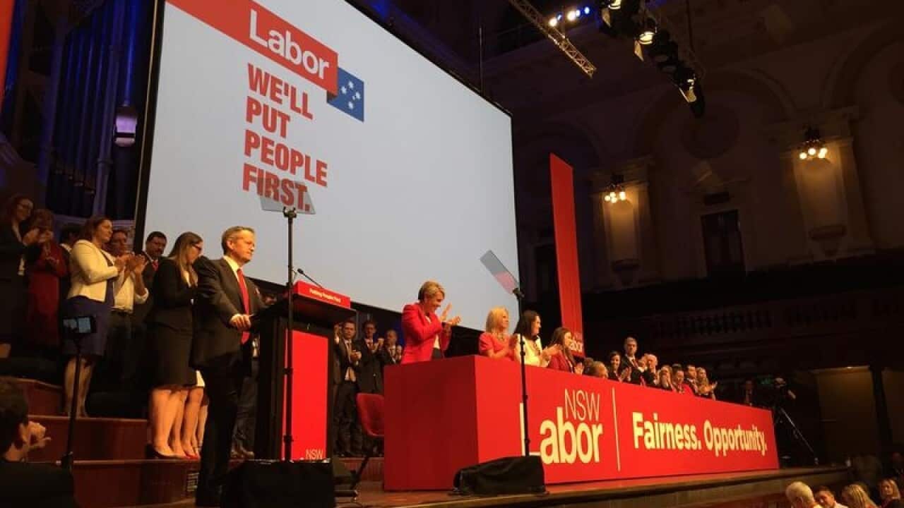 Bill Shorten addresses last year's NSW Labor Conference in Sydney