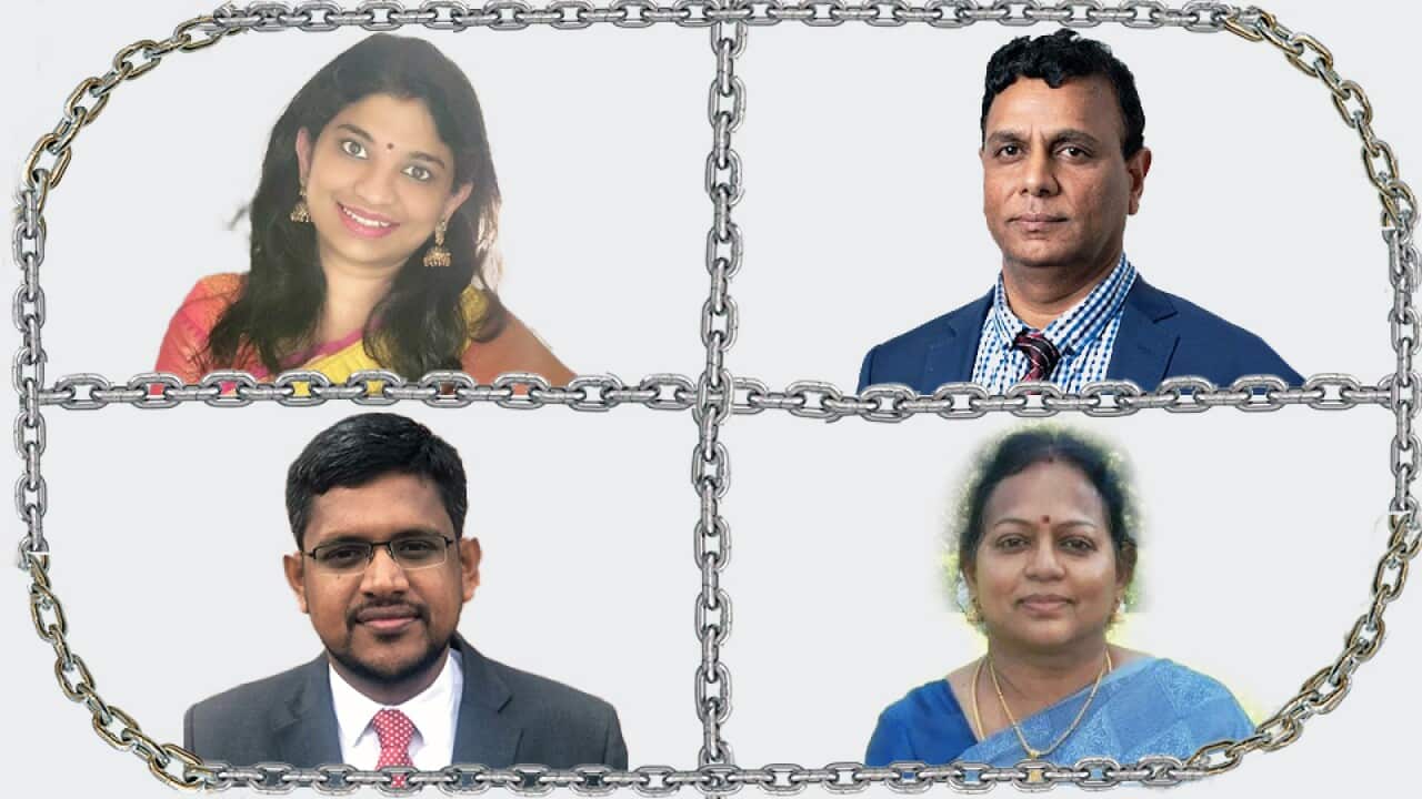 Vaishnavi, Venkatesh, Maythily and Javeed