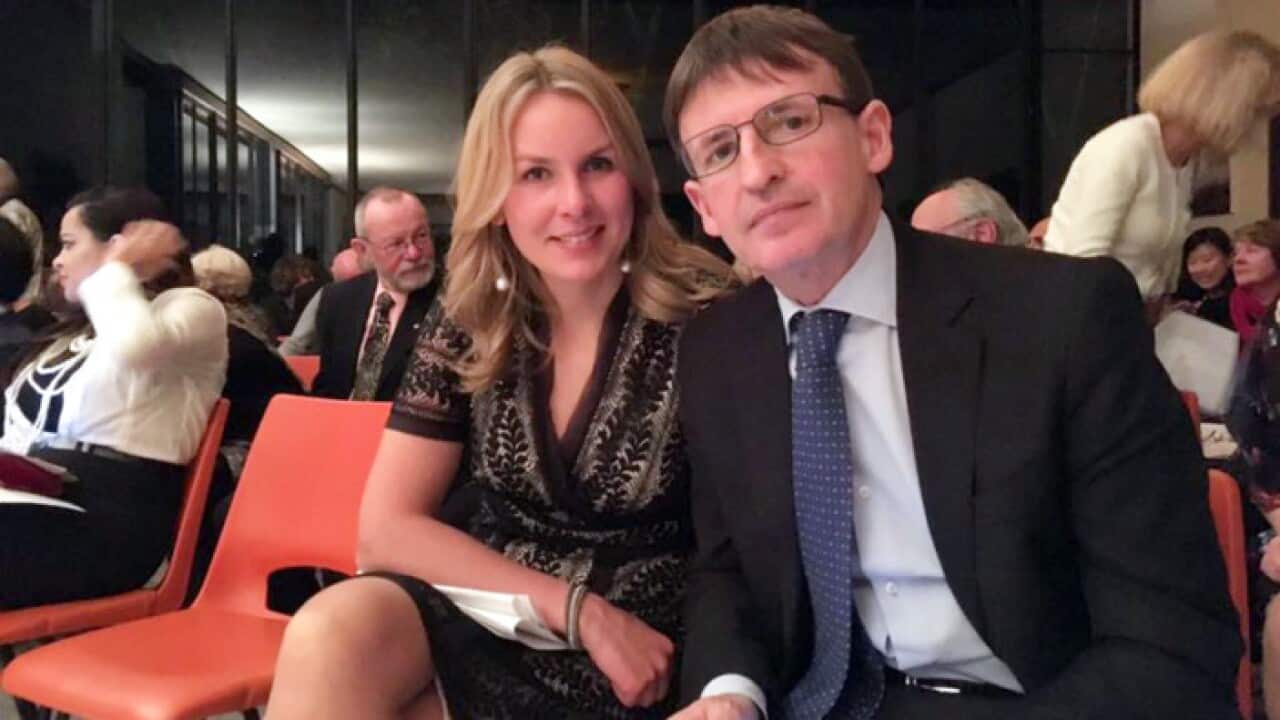 Ambassador Pierfrancesco Zazo with his wife Svetlana.