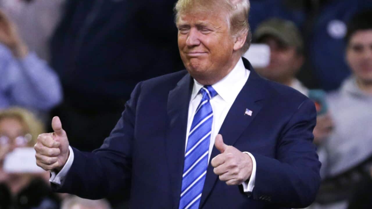 US presidential candidate Donald Trump