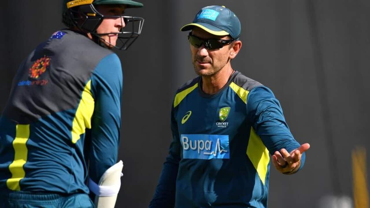 CRICKET AUSTRALIA TRAINING RENSHAW