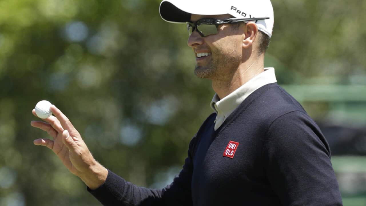 Australian golfer Adam Scott