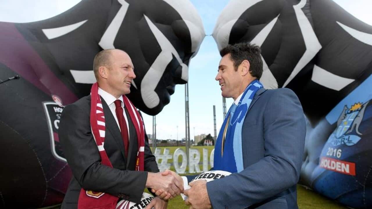 State of Origin legends Darren Lockyer and Brad Fittler