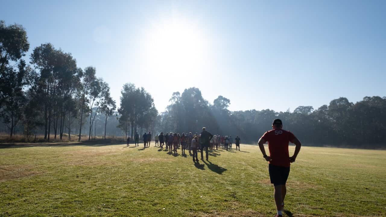 A Parkrun event at Rouse Hill in Sydney