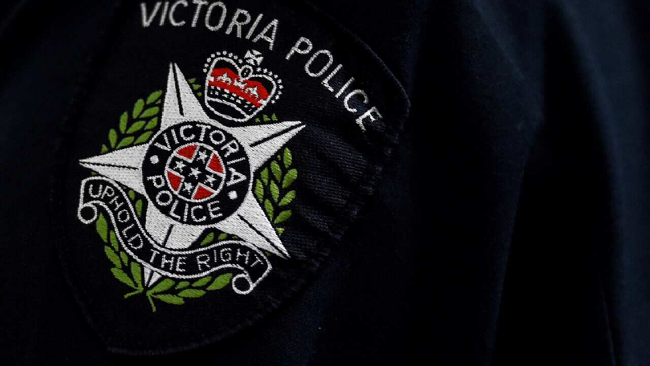 A Victorian Police badge