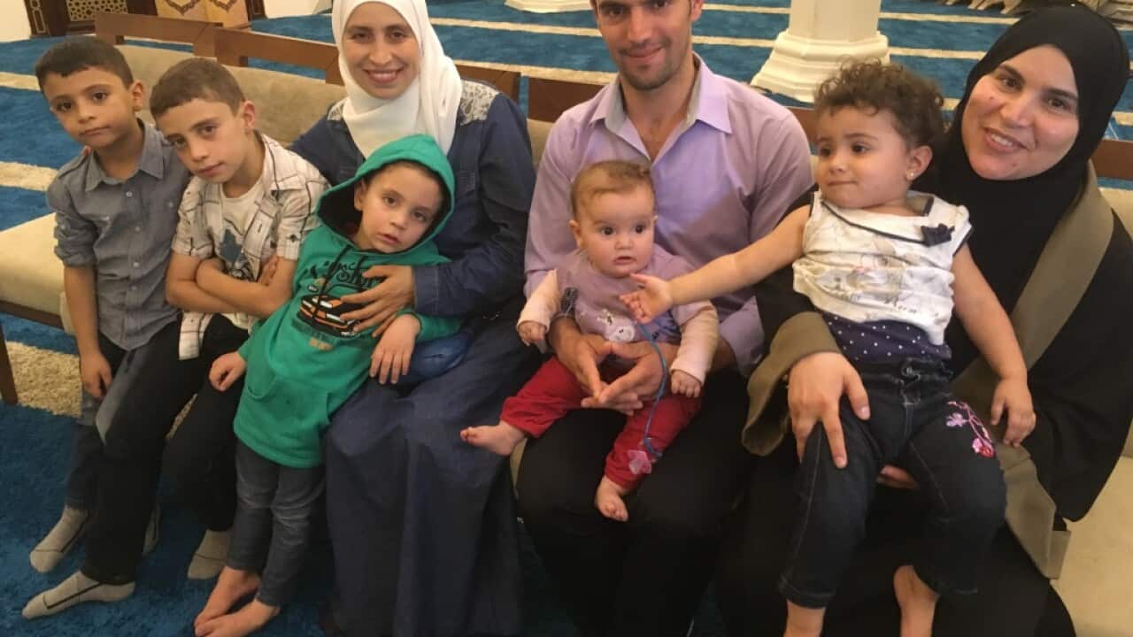 One of the lucky families 