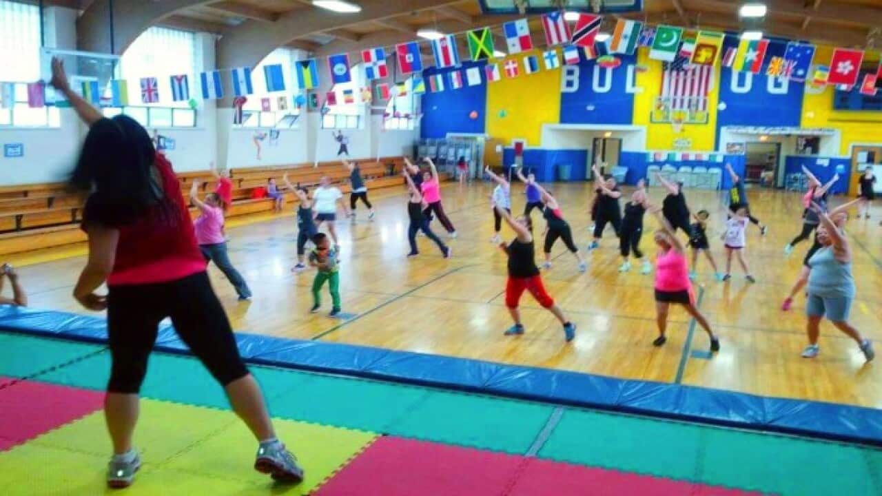 Zumba class
