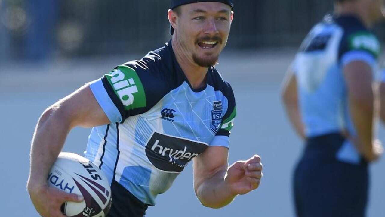 Damien Cook during training