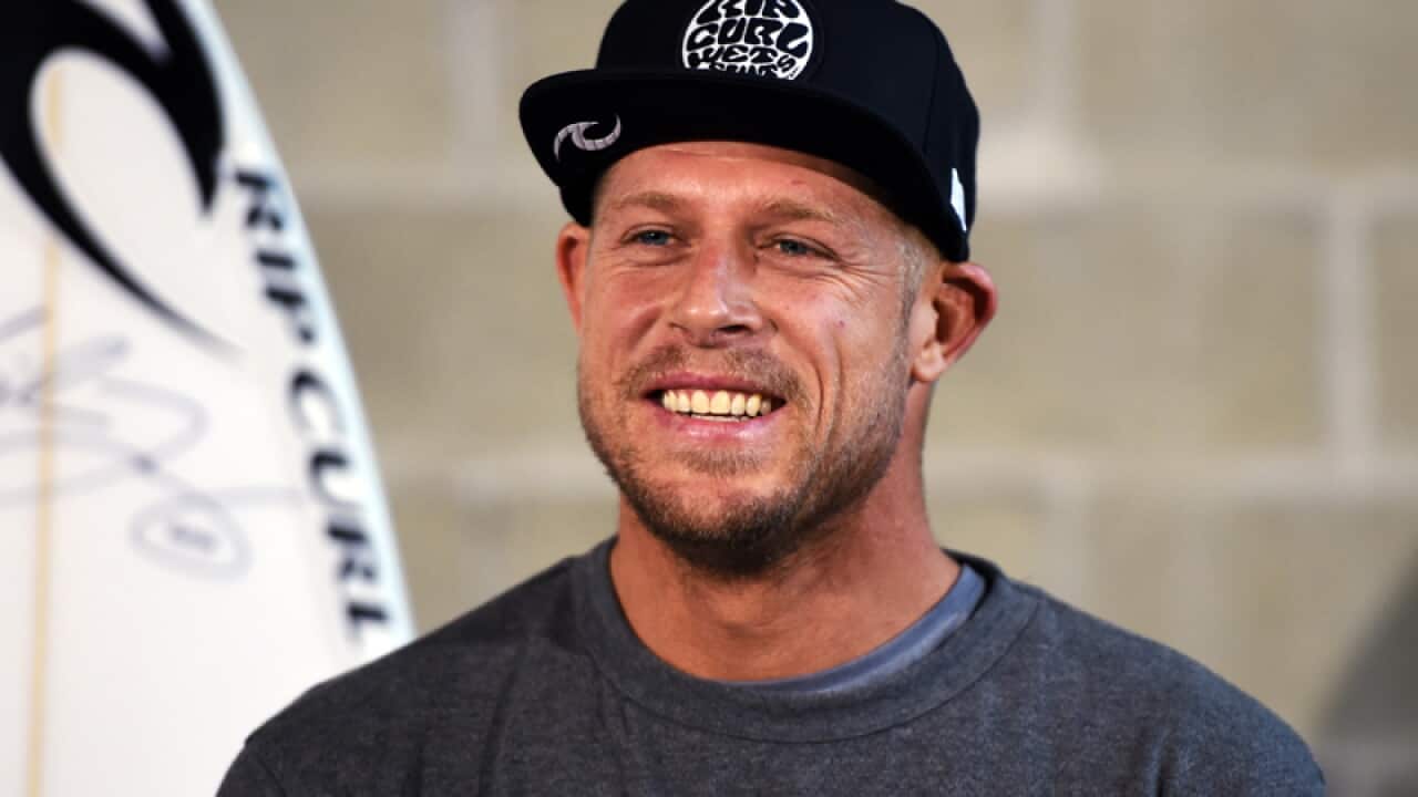 Australian surfing champion Mick Fanning.