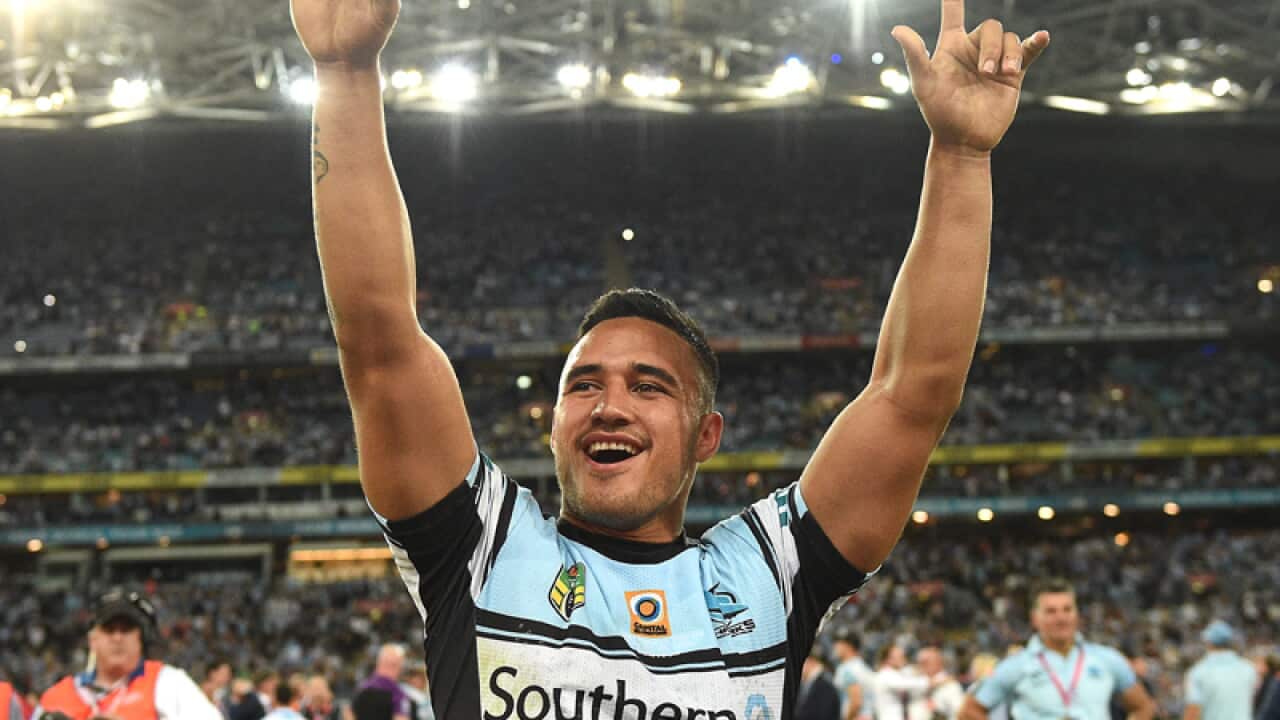 Valentine Holmes of the Sharks