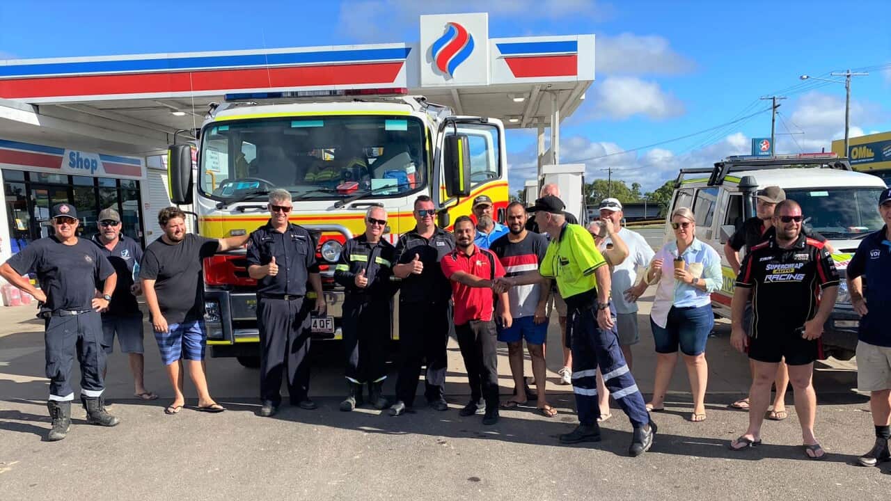 Shop owner Major Singh Dhaliwal hailed for giving out $10,000 in supplies to travellers stranded by Gympie floods